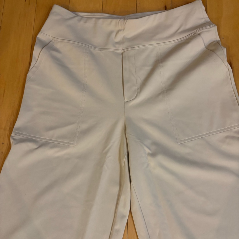 NWT G4Free Sz L EverGoing Loose High-Waist Business Casual Pants Light Khaki Tan - Picture 8 of 14